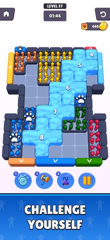 People Blob Blocks iPhone screenshot