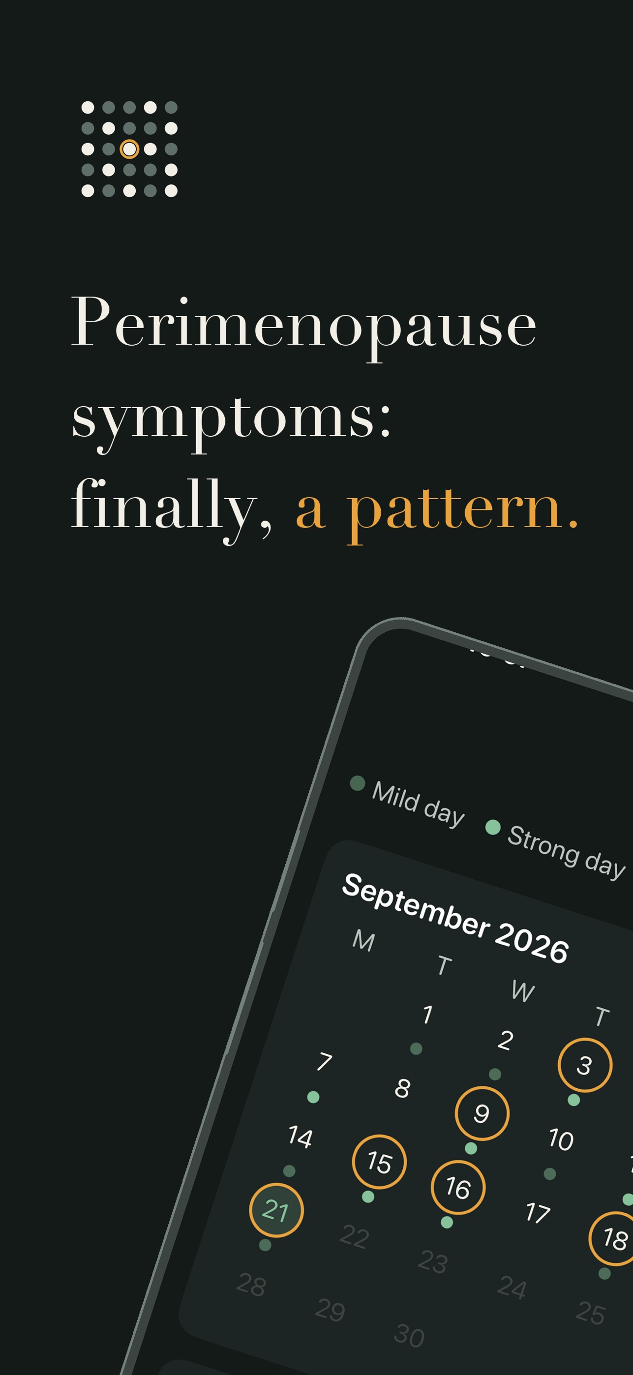 Screenshot 1 of Perimenopause Symptoms: Linnet