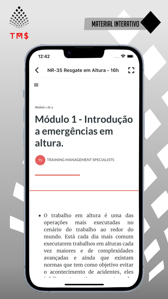 #6. TMS Mobile (iOS) 由: TRAINING MANAGEMENT SPECIALISTS DO BRASIL LTDA