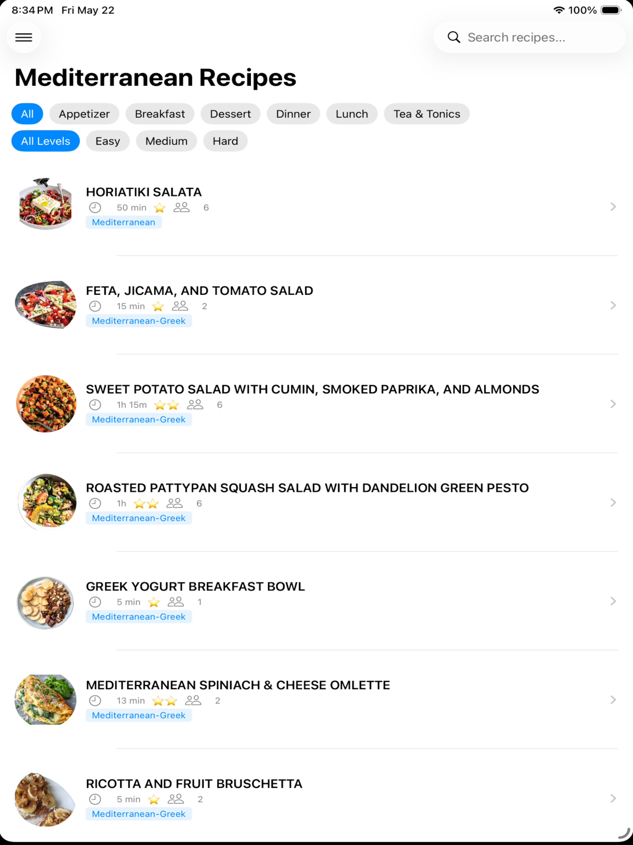 All Mediterranean Recipes screenshot 9
