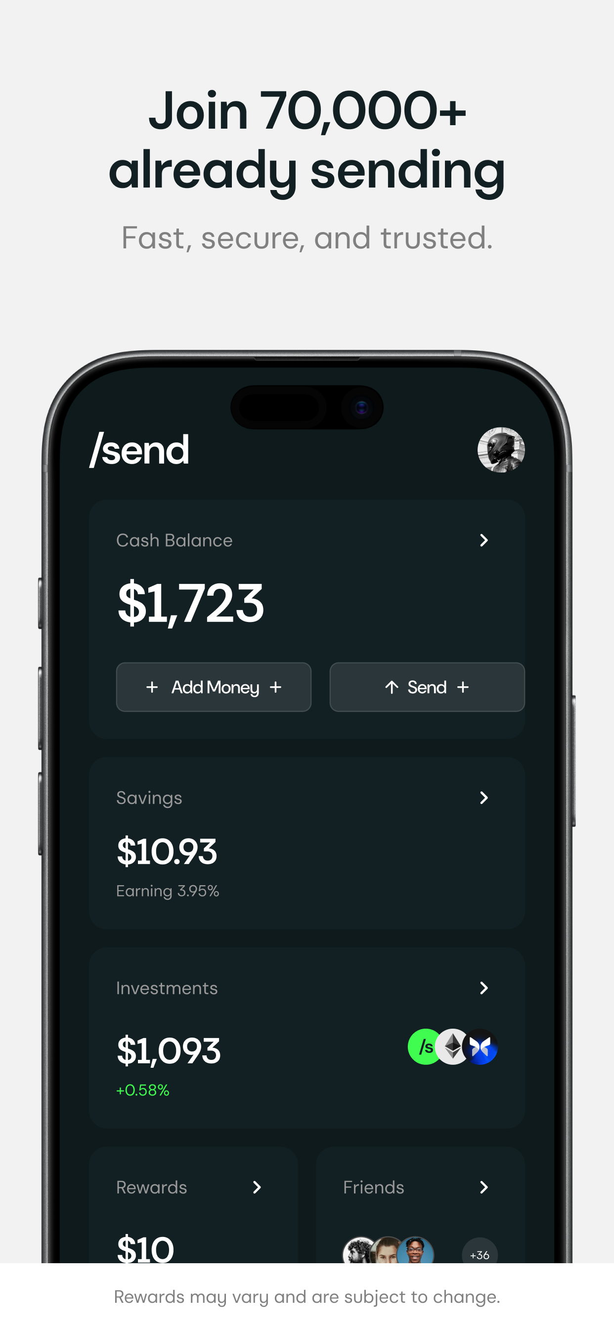 Send app - Send, Save, Explore