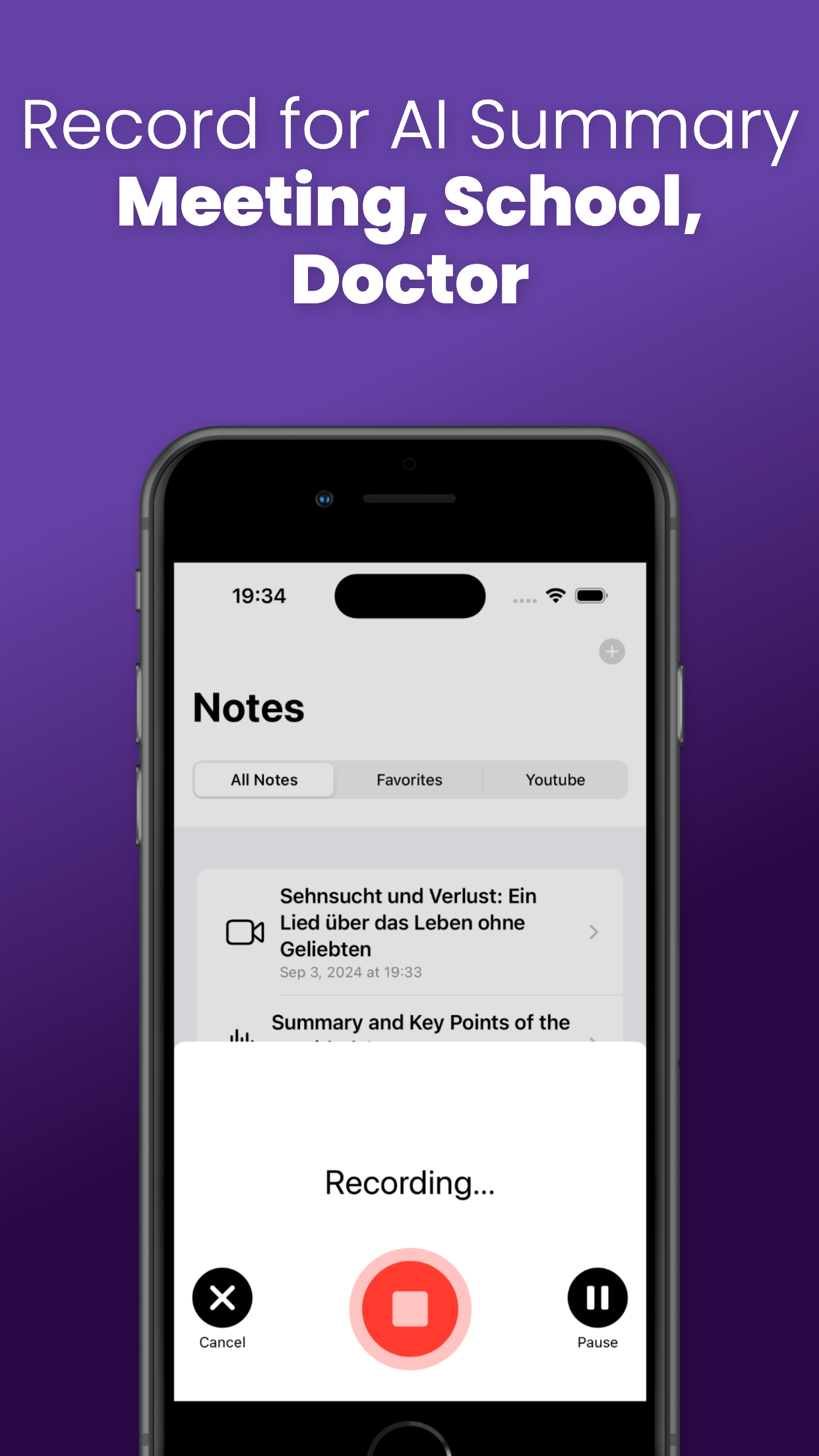 AI Note Taker app +