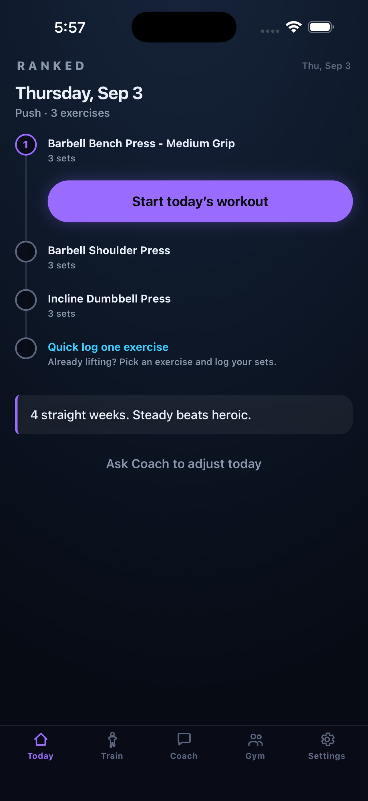 Screenshot 6 of RANKED Strength Log