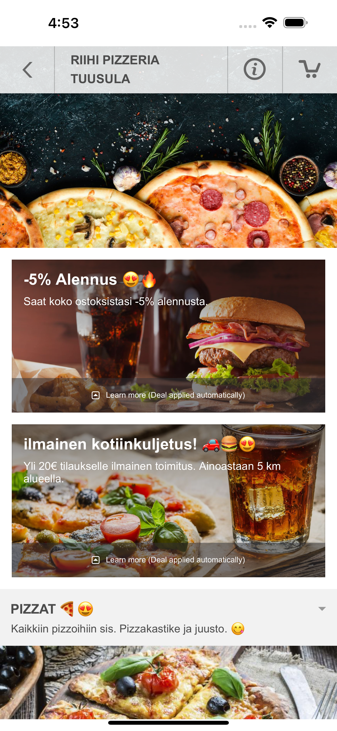 Riihi Pizzeria Tuusula