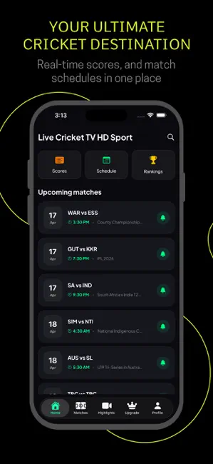 Live Cricket TV HD Sport iPhone screenshot 4