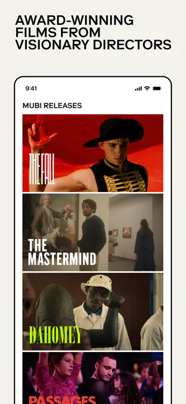 MUBI: Stream Great Cinema screenshot 2 of 5