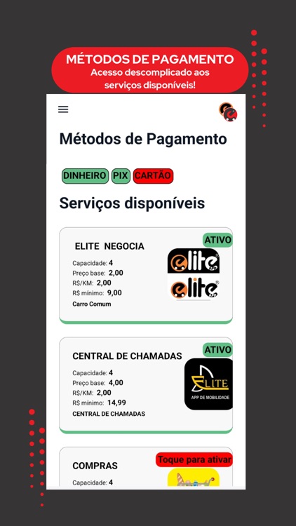 EliteApp - Motorista
