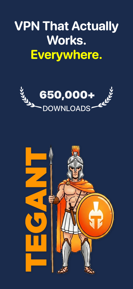 Tegant VPN • Unlimited Proxy screenshot 1