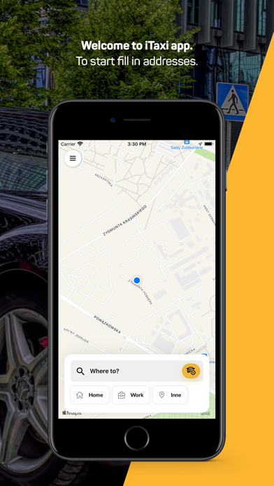 iTaxi - The Taxi App Screenshot