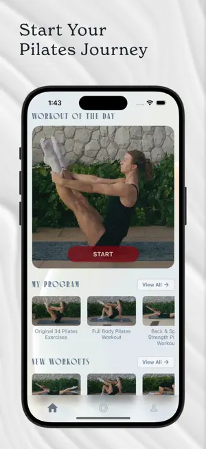 Pilates & Home Workout screenshot 1