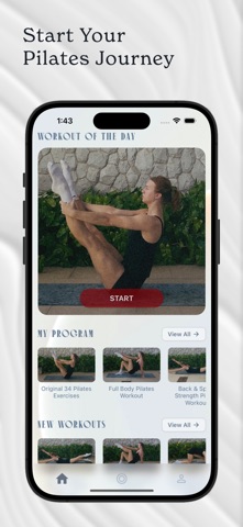 Flexy: Pilates & Home Workout screenshot