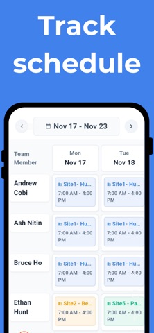 Timeki: GPS Time Clock screenshot