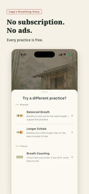 Capy's Breathing Diary screenshot 3
