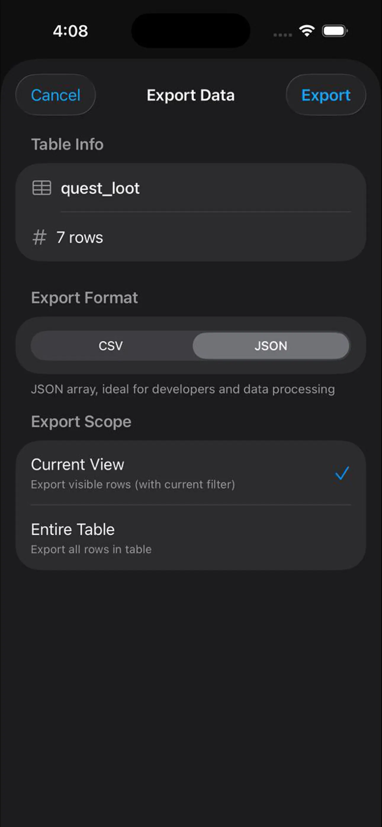 #10. Tablewright: PostgreSQL Editor (iOS) 来自: ROBERT BARRETT LAUNIUS