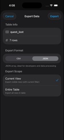 Tablewright: PostgreSQL Editor screenshot