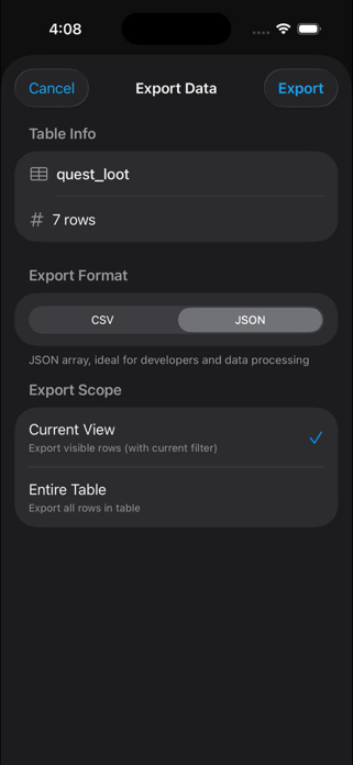 Tablewright: PostgreSQL Editor Screenshot 10 of 10