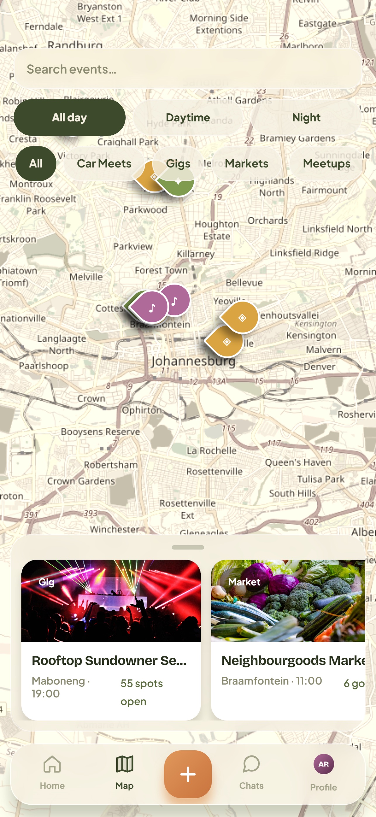 Screenshot 2 of Duskaro — Events & Meetups