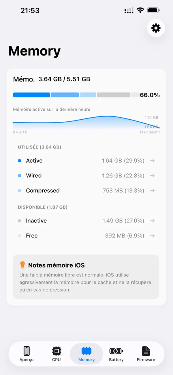 Screenshot #3 pour CPU X