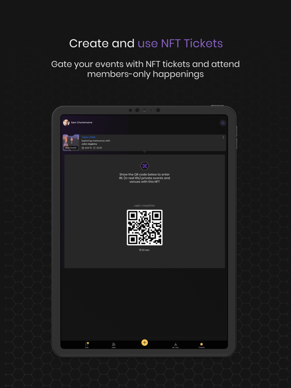 Belong - NFT Tickets & Events iPad screenshot 9 - Social Networking app