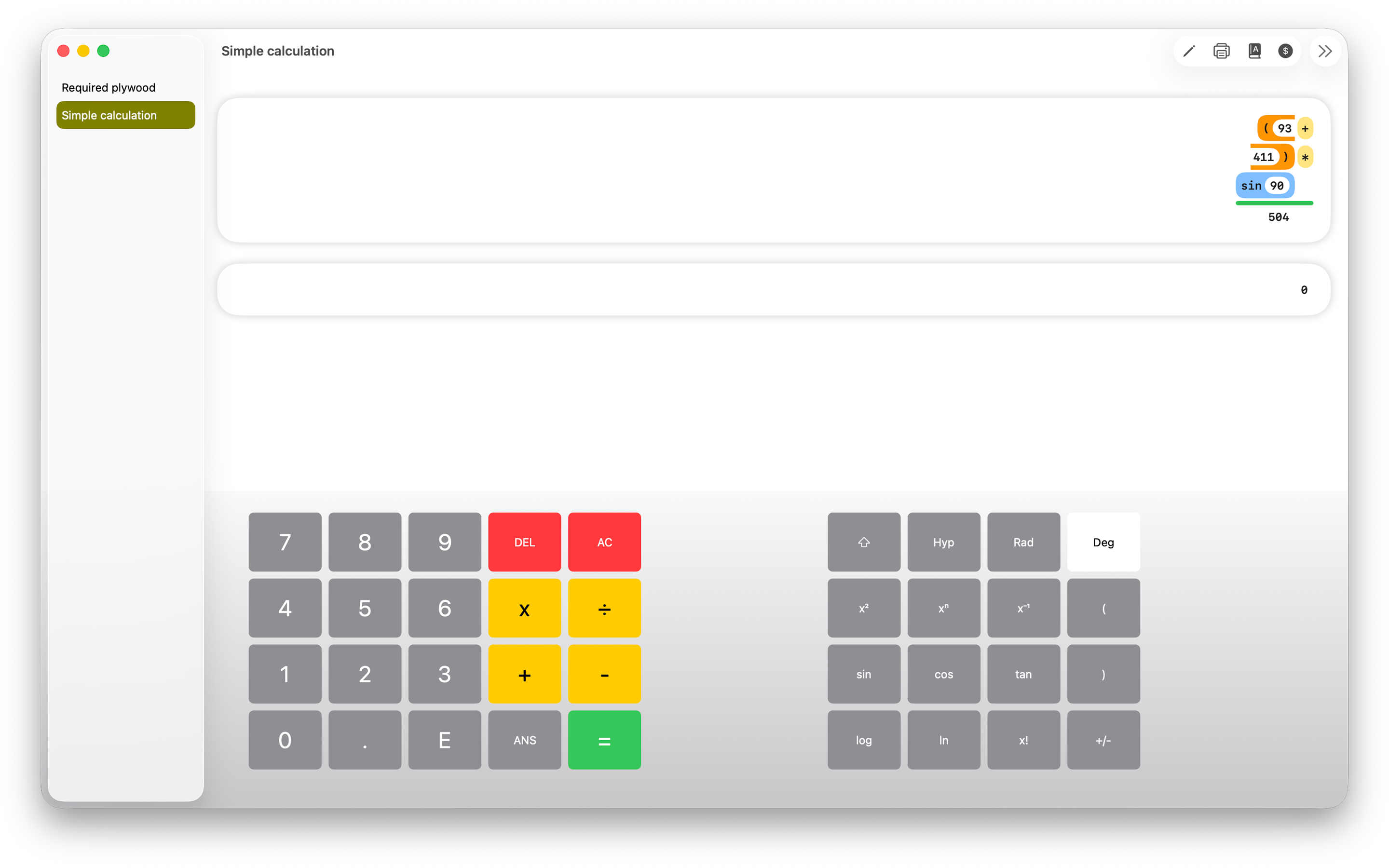 ExtCalc screenshot 15
