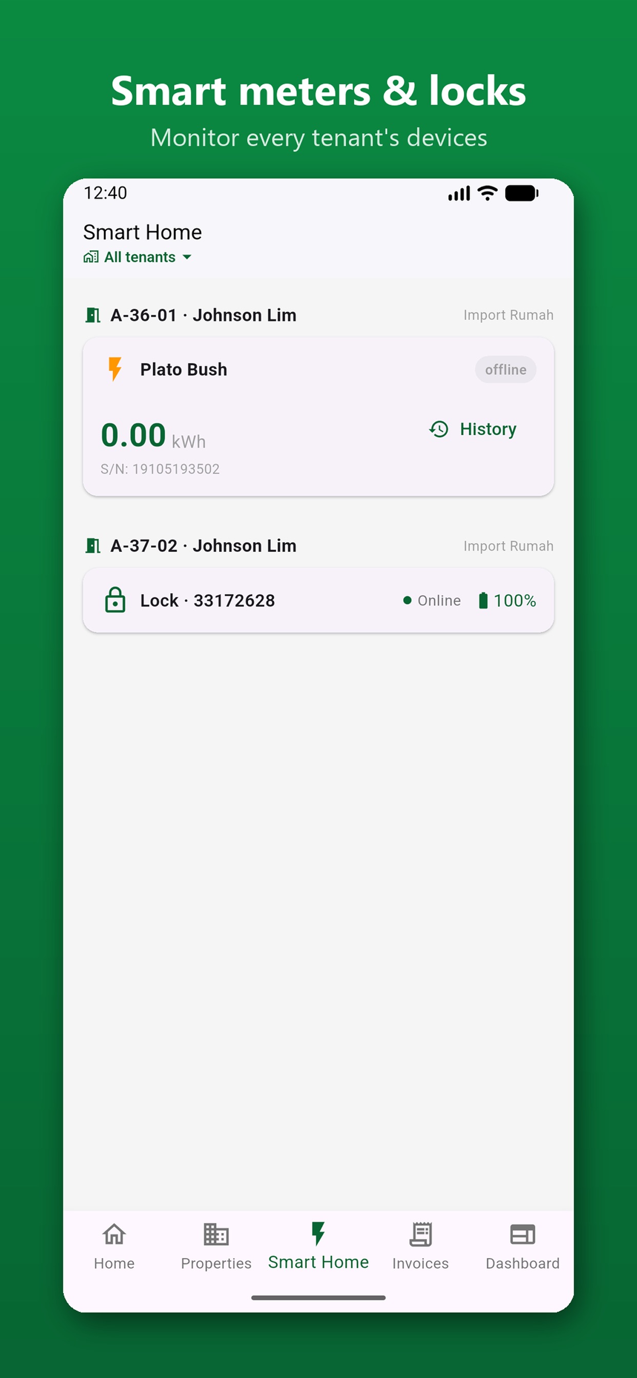 Screenshot 6 of MyHomii-IoT Rental Management