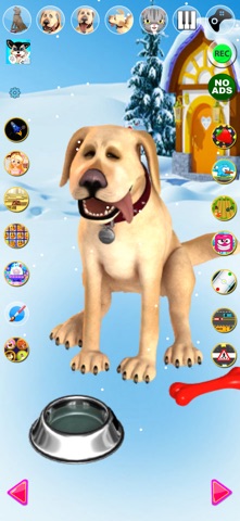 Talking John Dog - Frozen City iPhone screenshot