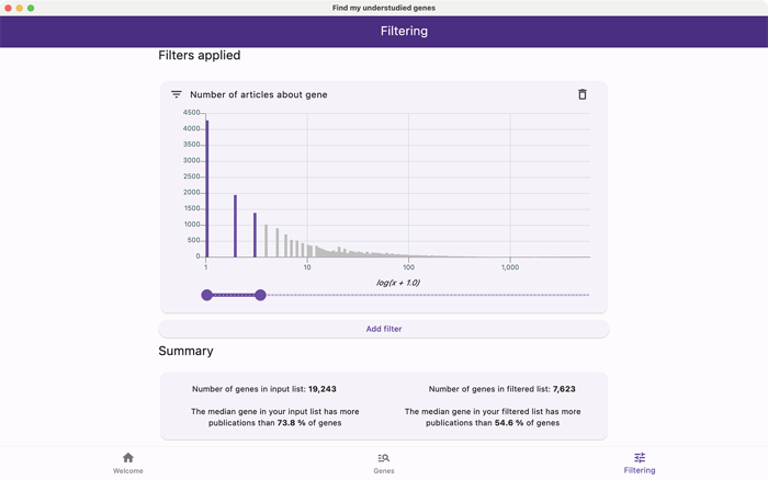 Find My Understudied Genes