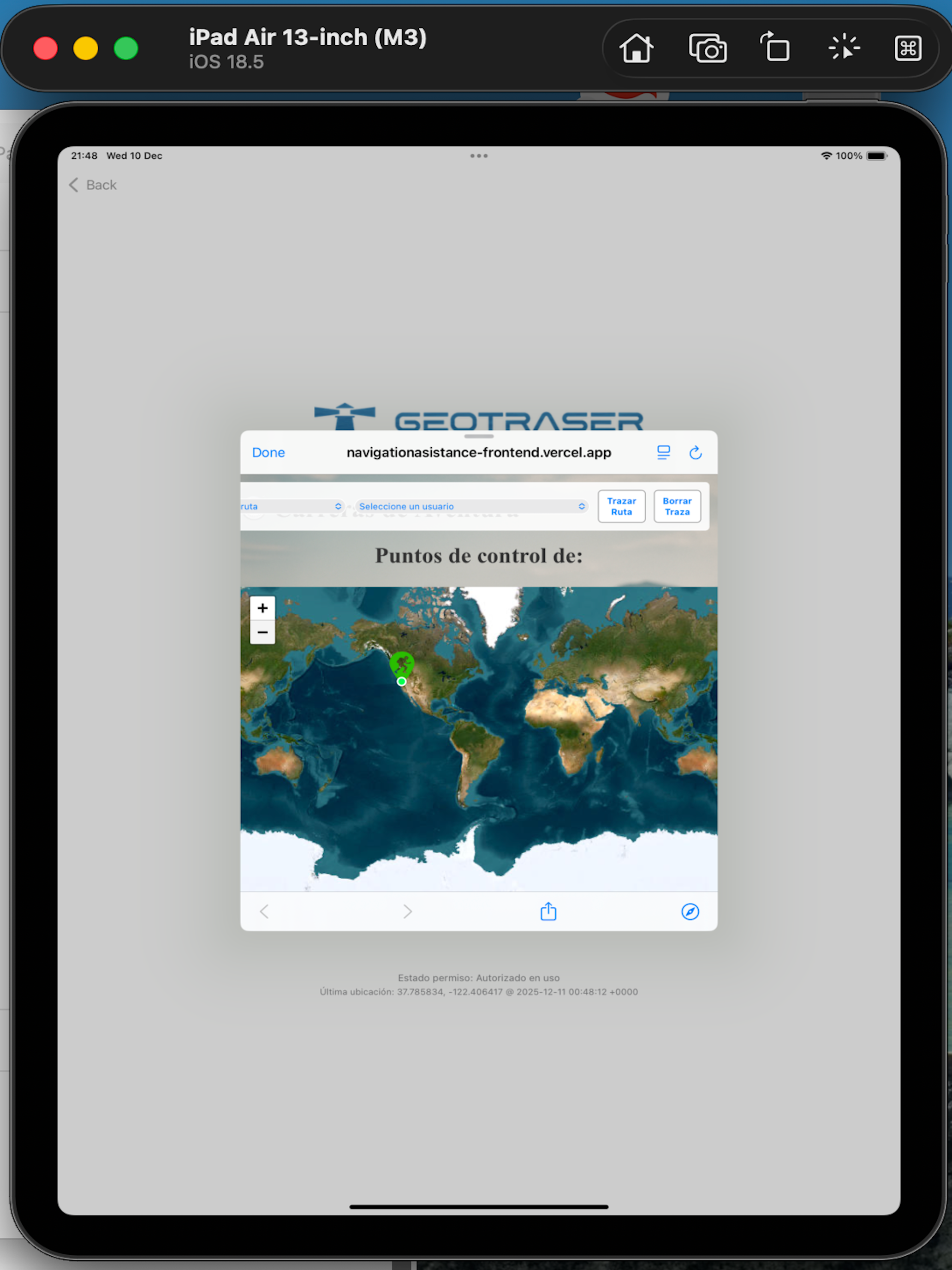 Geotraser screenshot 14