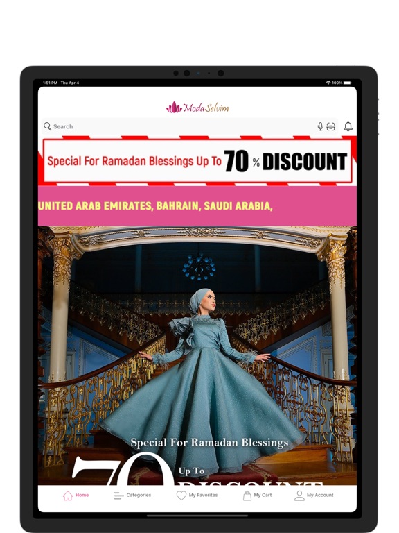 Moda Selvim : Modada Tercihim iPad screenshot 1 - Shopping app