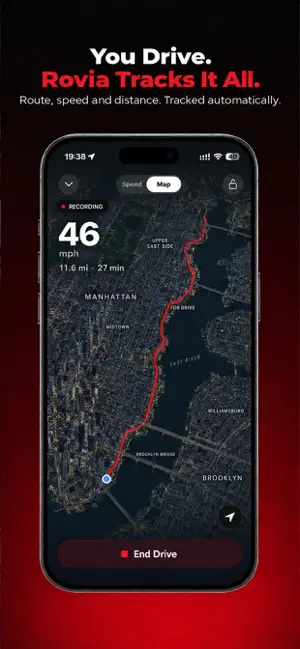 Rovia: Speed & Drive Tracker screenshot 2