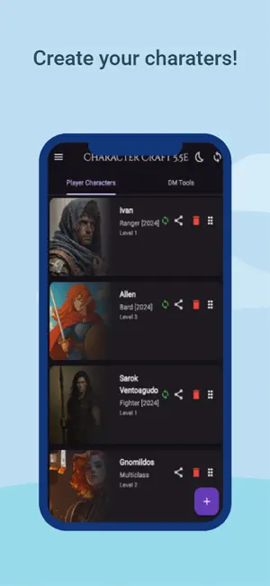 Character Craft 5.5e screenshot 1