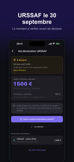PilotR : Auto-Entrepreneur screenshot 3