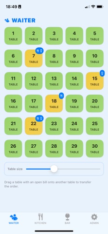 WaiterMate for Restaurants screenshot
