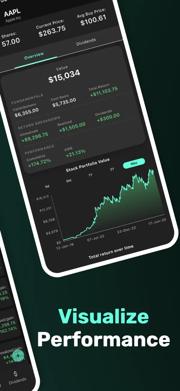 Screenshot #2 pour Stockshelf - Portfolio Tracker