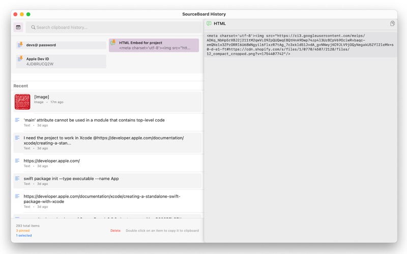App screenshot
