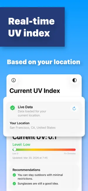 UV Index – Sun Exposure screenshot 1