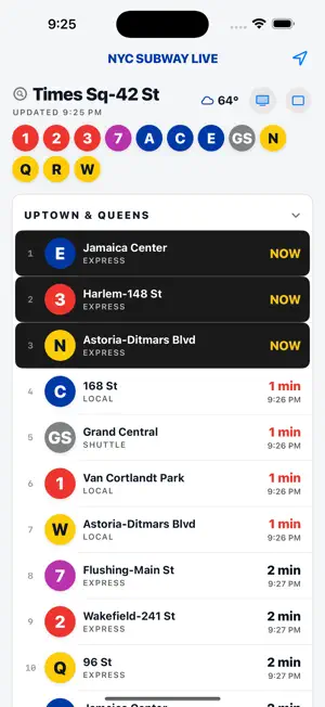 NYCSubwayLive screenshot 1