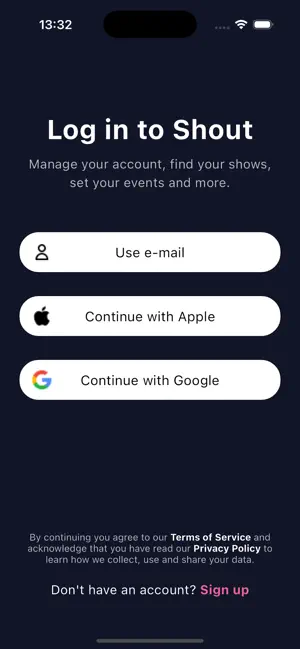 Shout - Music Concerts&Artists screenshot 1