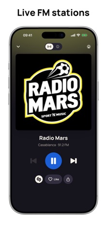 Radio Morocco Live Online FM iPhone screenshot