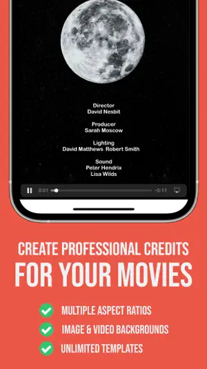 Scrolling Credits Maker screenshot 1