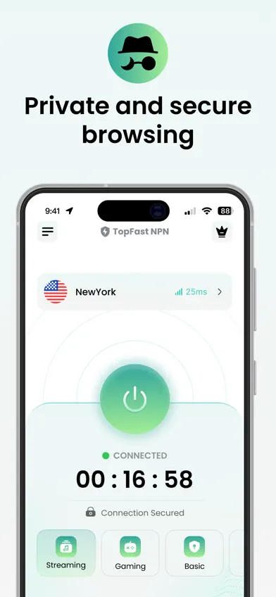 VPN - Top Fast VPN Lite screenshot 1