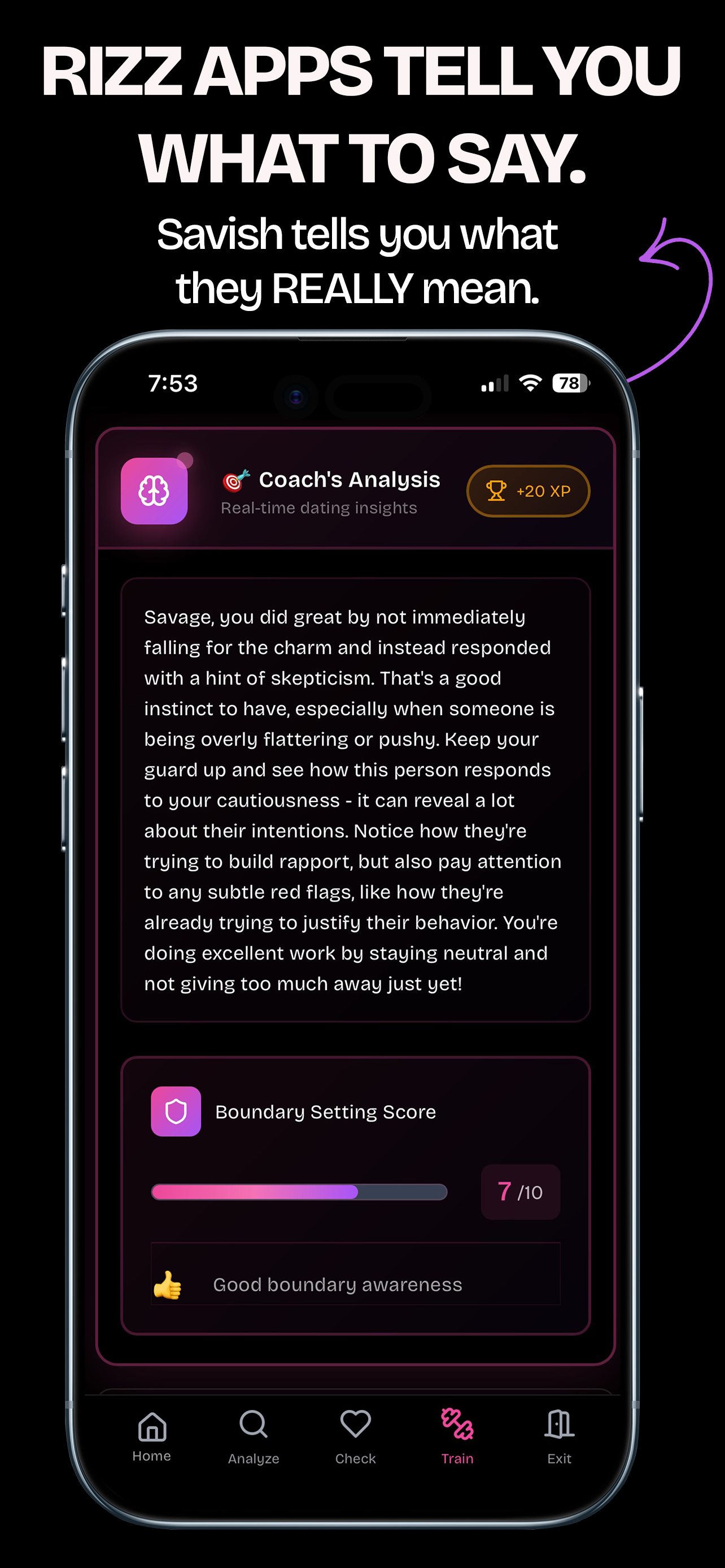 Savish: Rizz & Red Flags screenshot 5