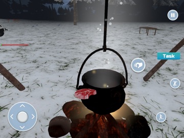 Deer Warm Stew: Cold Night iPad screenshot