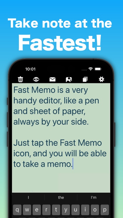 Fast Memo