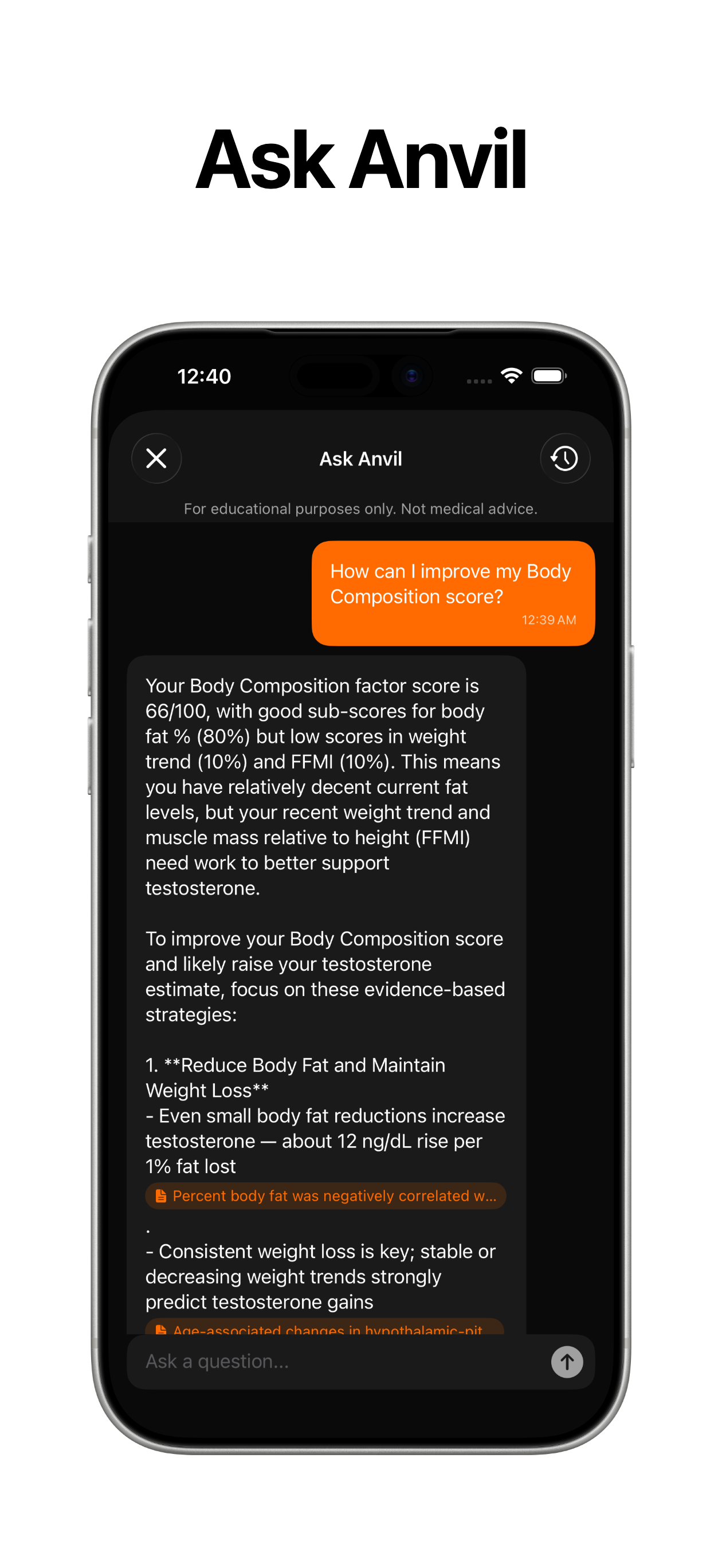 Anvil: Boost Testosterone