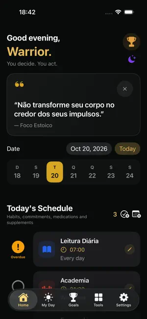 Foco Estoico screenshot 2
