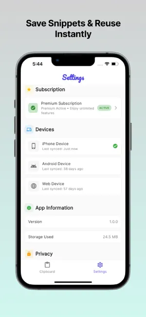 CopyStack: Clipboard Manager screenshot 4