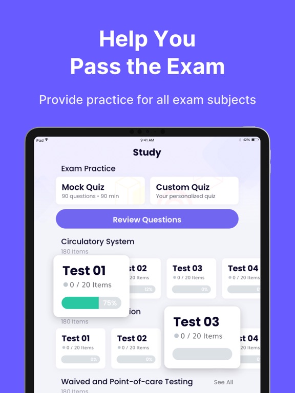 ASCP PBT Exam Prep 2026 iPad screenshot 7 - Education app