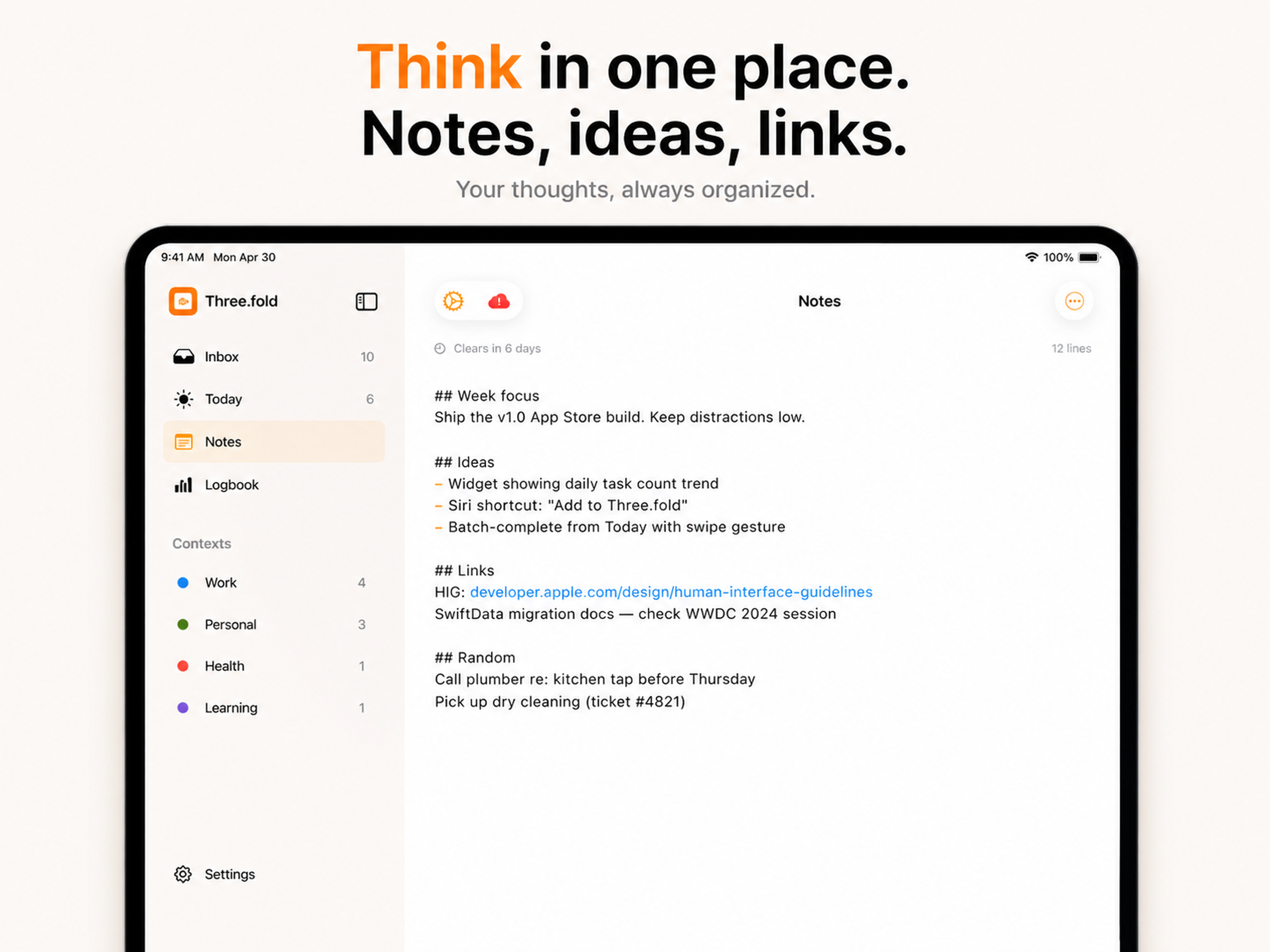 Three.fold screenshot 9
