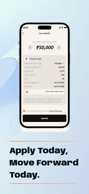 Fincap Credit-loan app&finance iPhone screenshot 3